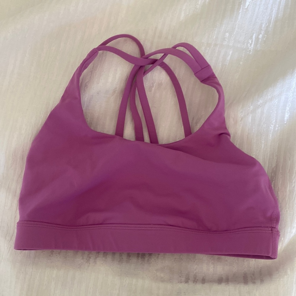 Purple LuLulemon cross back bra 🍇